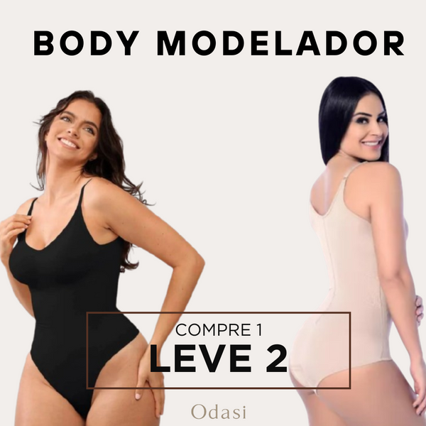Body Modelador - ShapeSlim [COMPRE 1 & LEVE 2]
